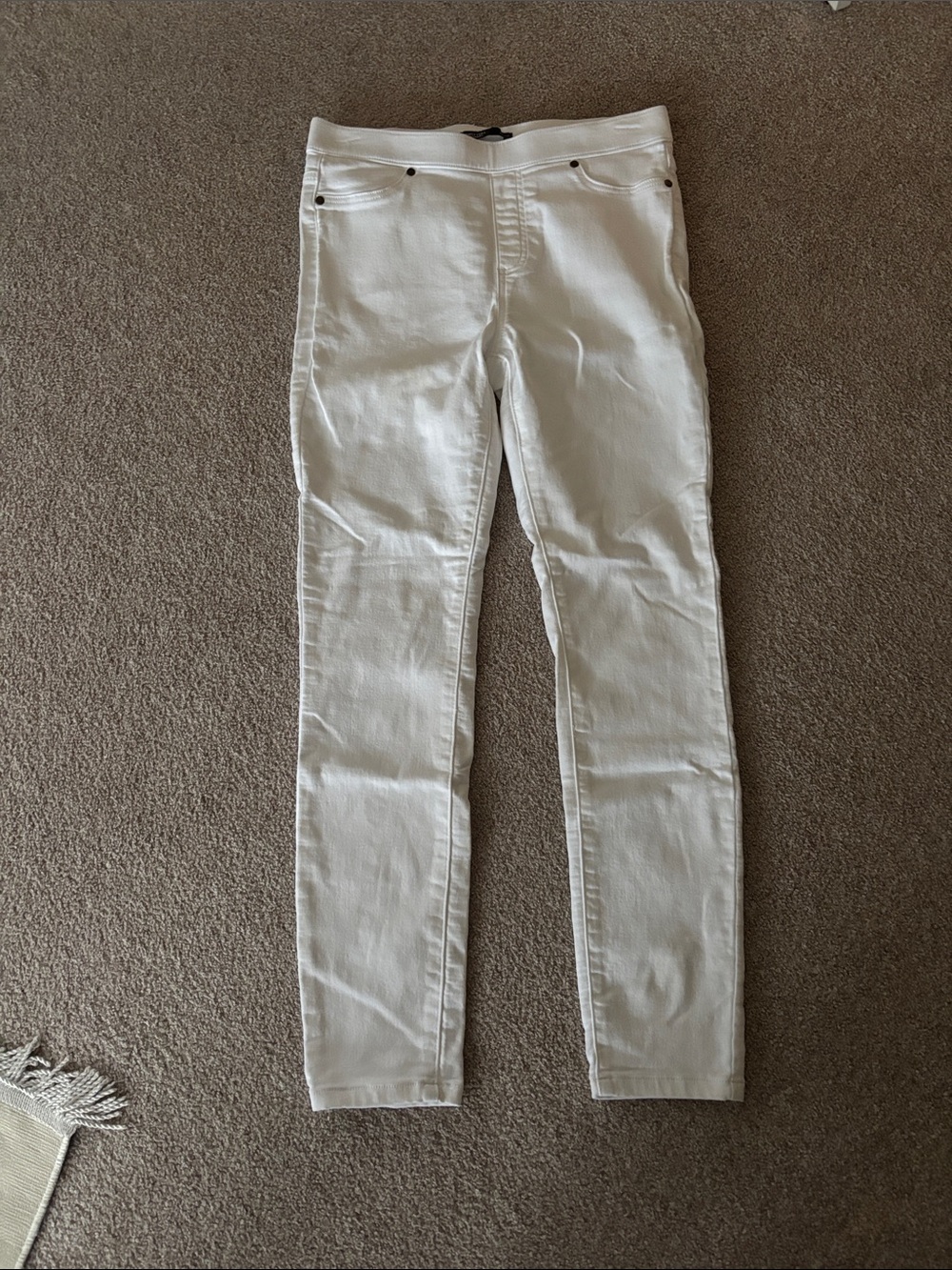 Simply Vera Vera Wang White Slim Jeans
